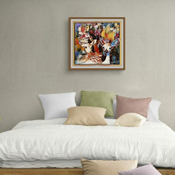 "Mosaic Meadow" Original Digi-impresionism By MalloryJane. 16"x18" Option Avail - Picture 4 of 7